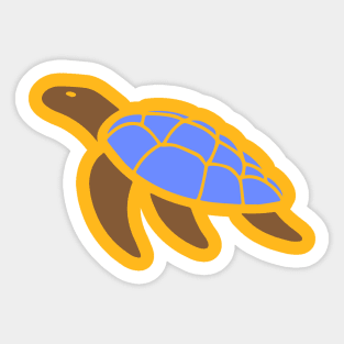 Colourful turtle Sticker